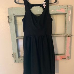 Candies, Open back black dress! EUC